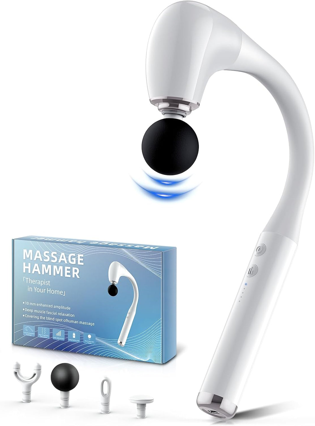 Massage Gun with Upgraded Extension Handle