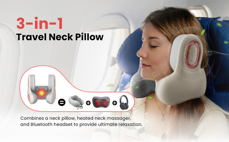 3-in-1 Travel Neck Pillow