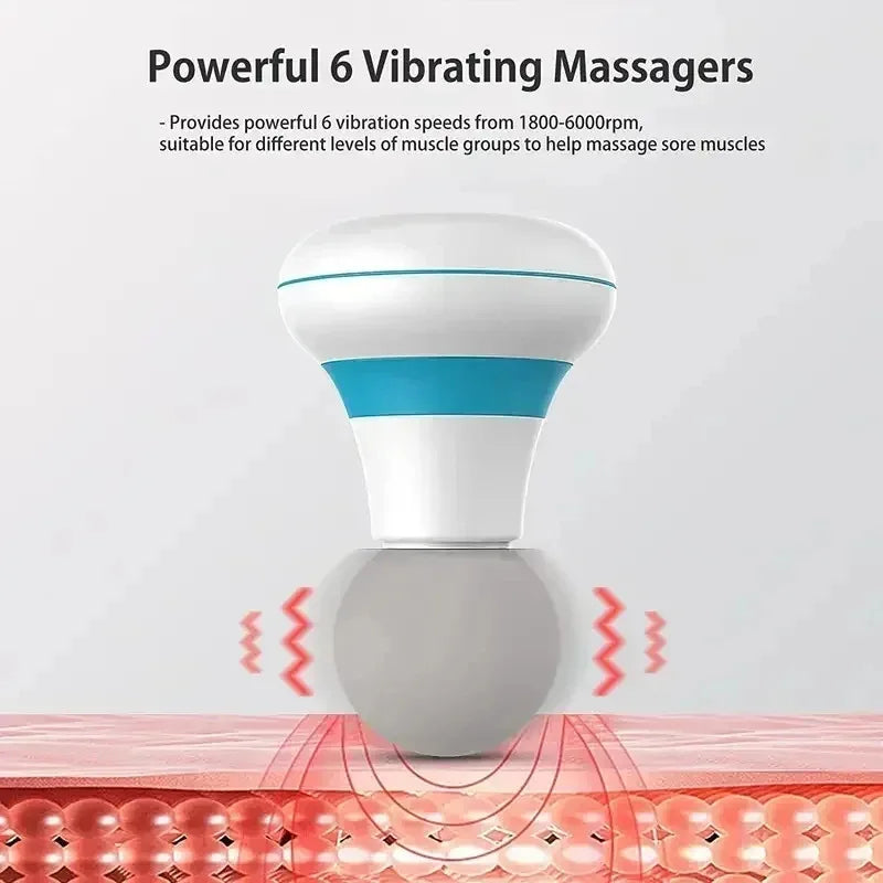 Mini Portable Massage Gun Deep Tissue Percussion Hand