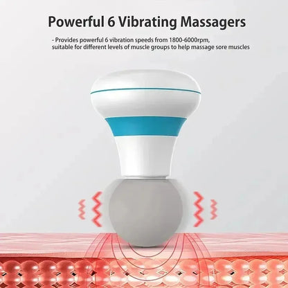 Mini Portable Massage Gun Deep Tissue Percussion Hand