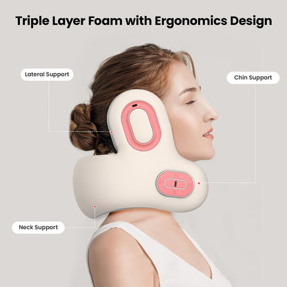 Ublives Travel Pillow Massager with ANC Headphones