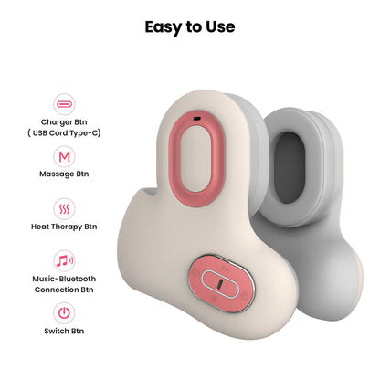 Ublives Travel Pillow Massager with ANC Headphones