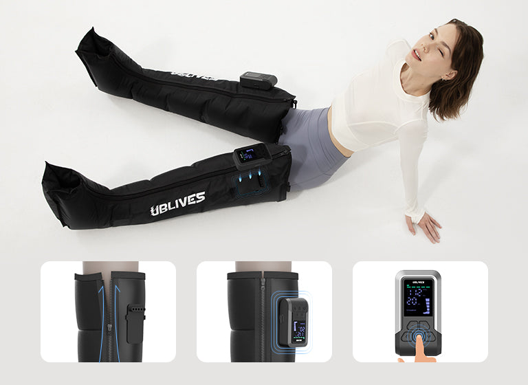 Ublives SoleFlux Relax cordless air compression boots